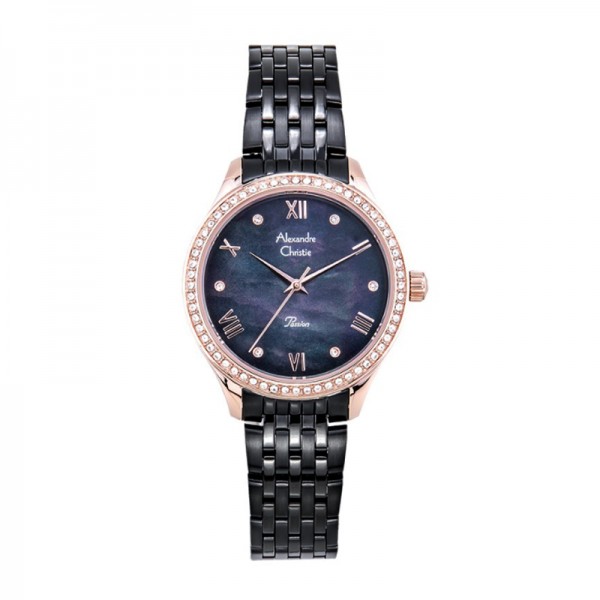 Alexandre Christie AC 2693 Rosegold Black LHBBRMA